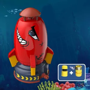 Outdoor Yard Sprinkler Toy Rocket Sprinkler Summer Toy With Interface Undersea