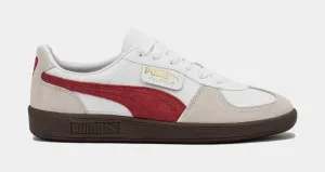 Palermo Leather Mens Lifestyle Shoes (White/Red)