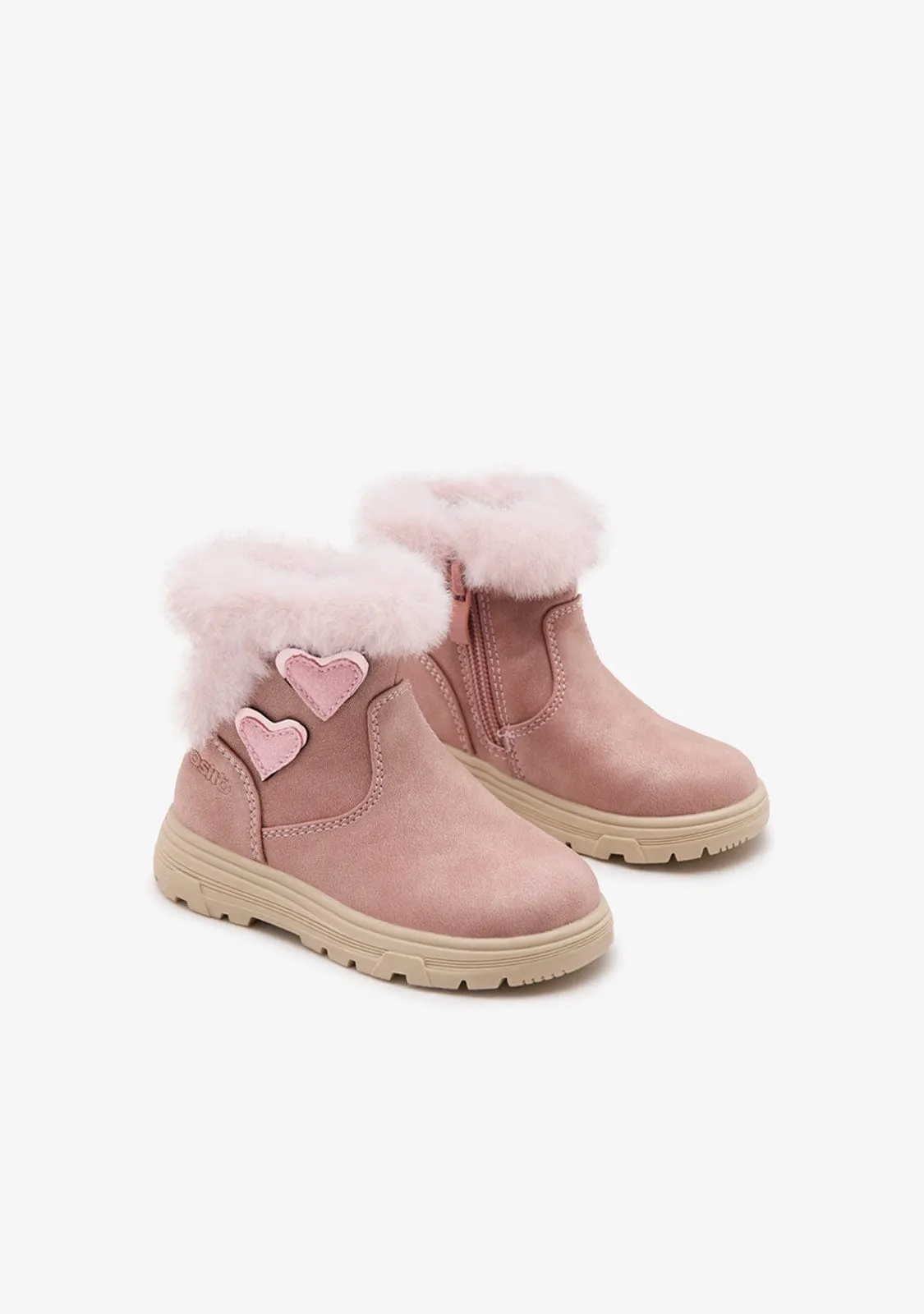 Pink Hearts Boots