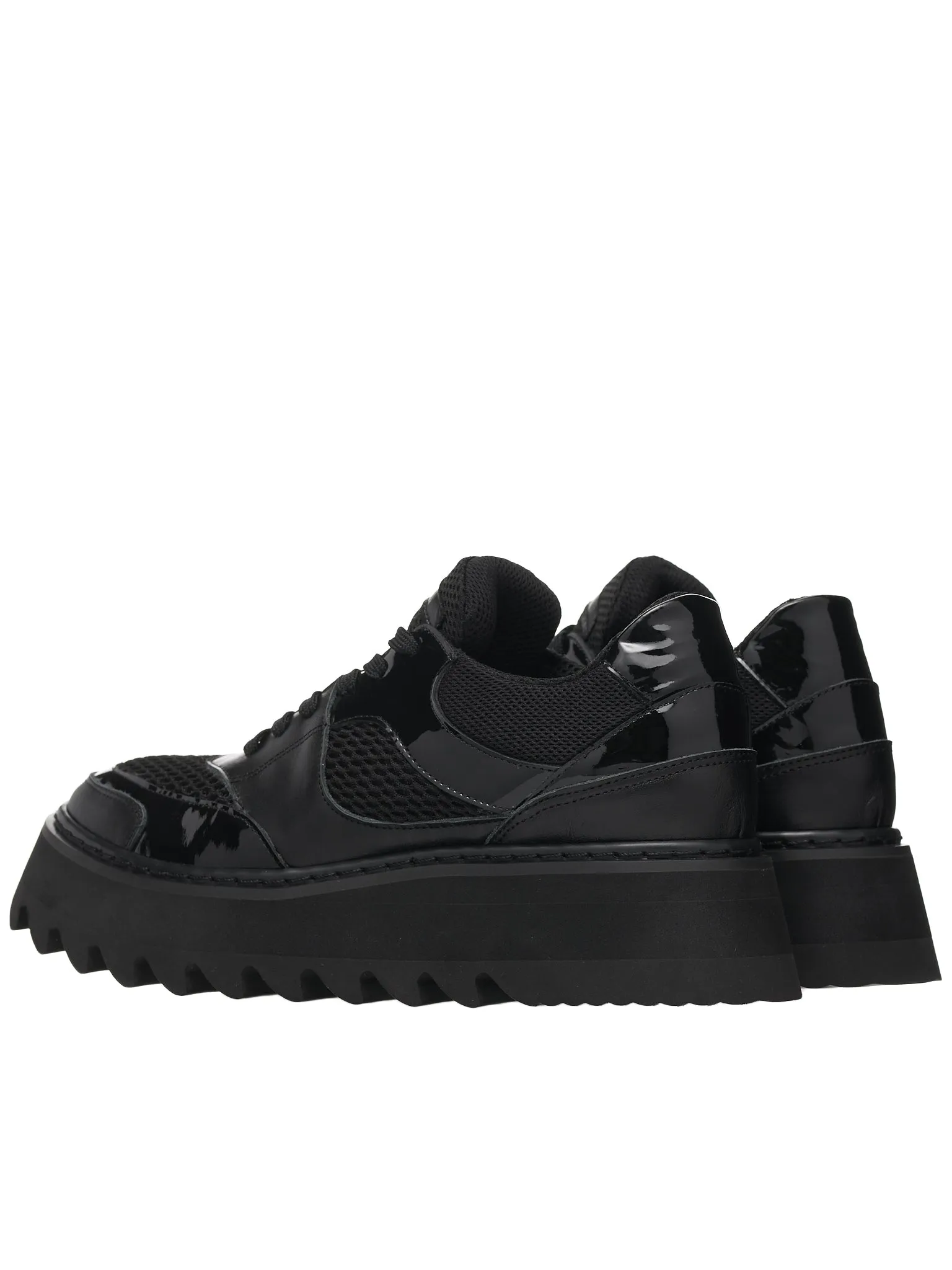 Platform Sneakers (JJ-K107-001-BLACK-BLACK)