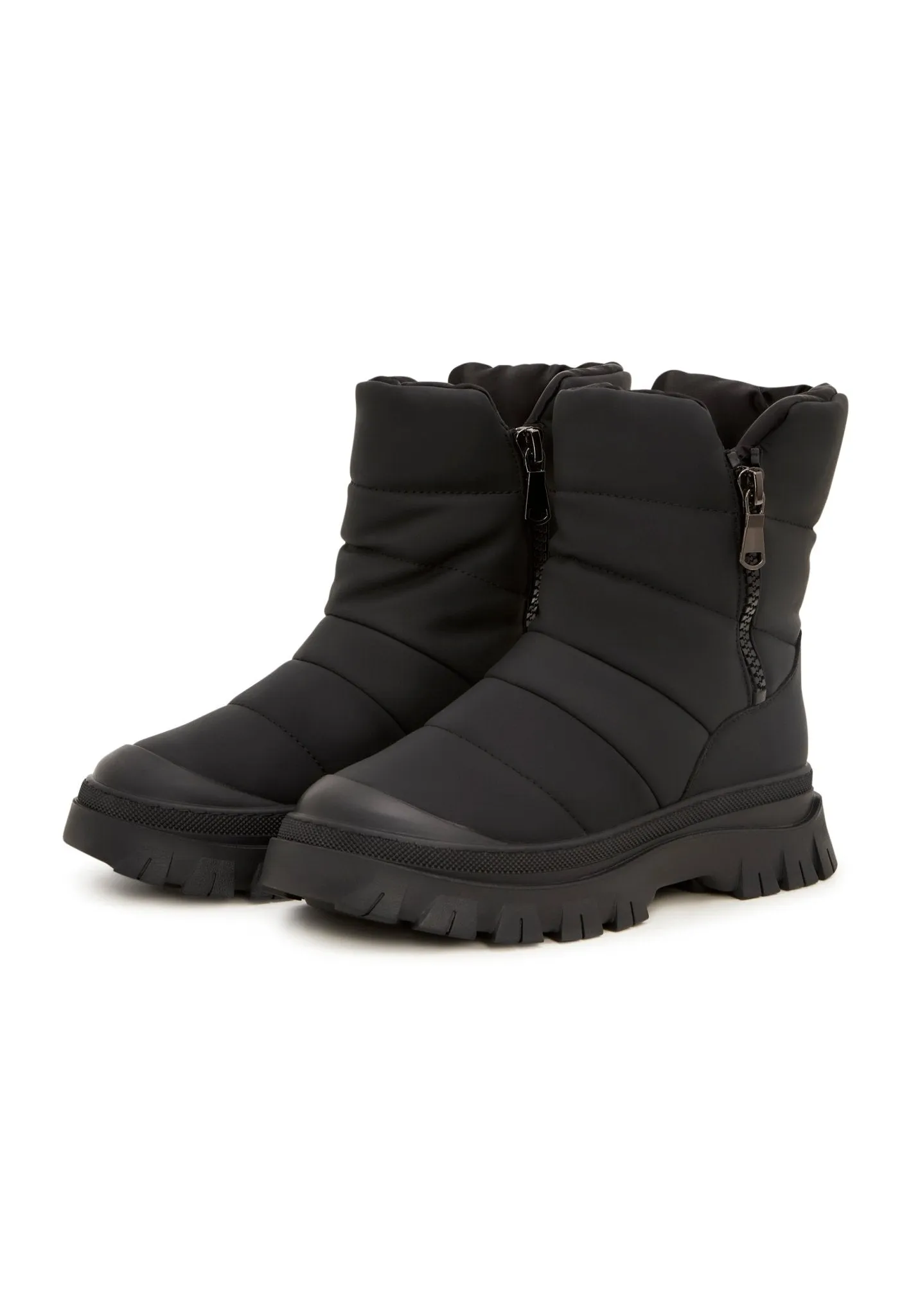 Platform Winter Boots - Black