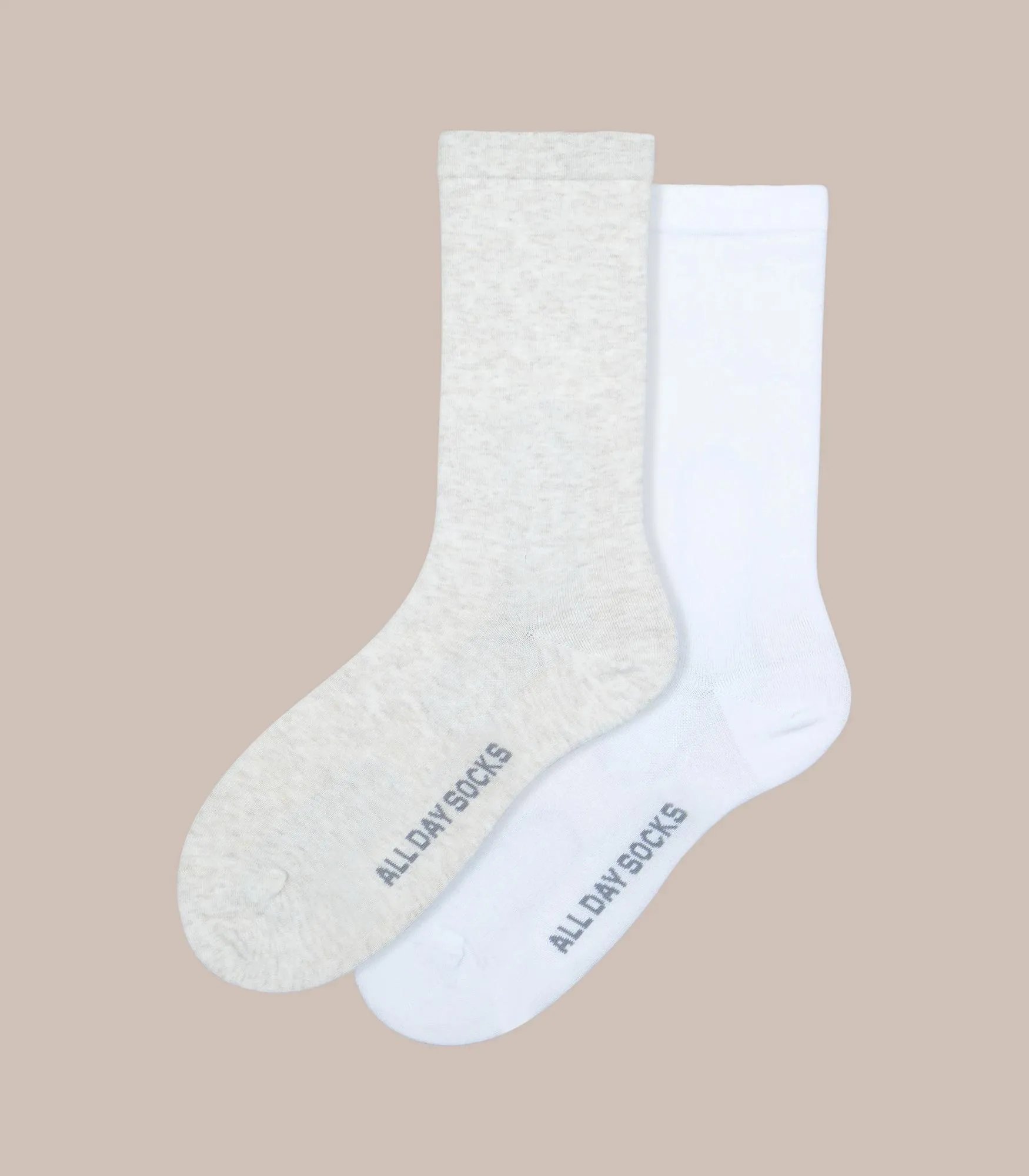 popular  2 Pack Lightweight Patterned Crew Socks - Underworks