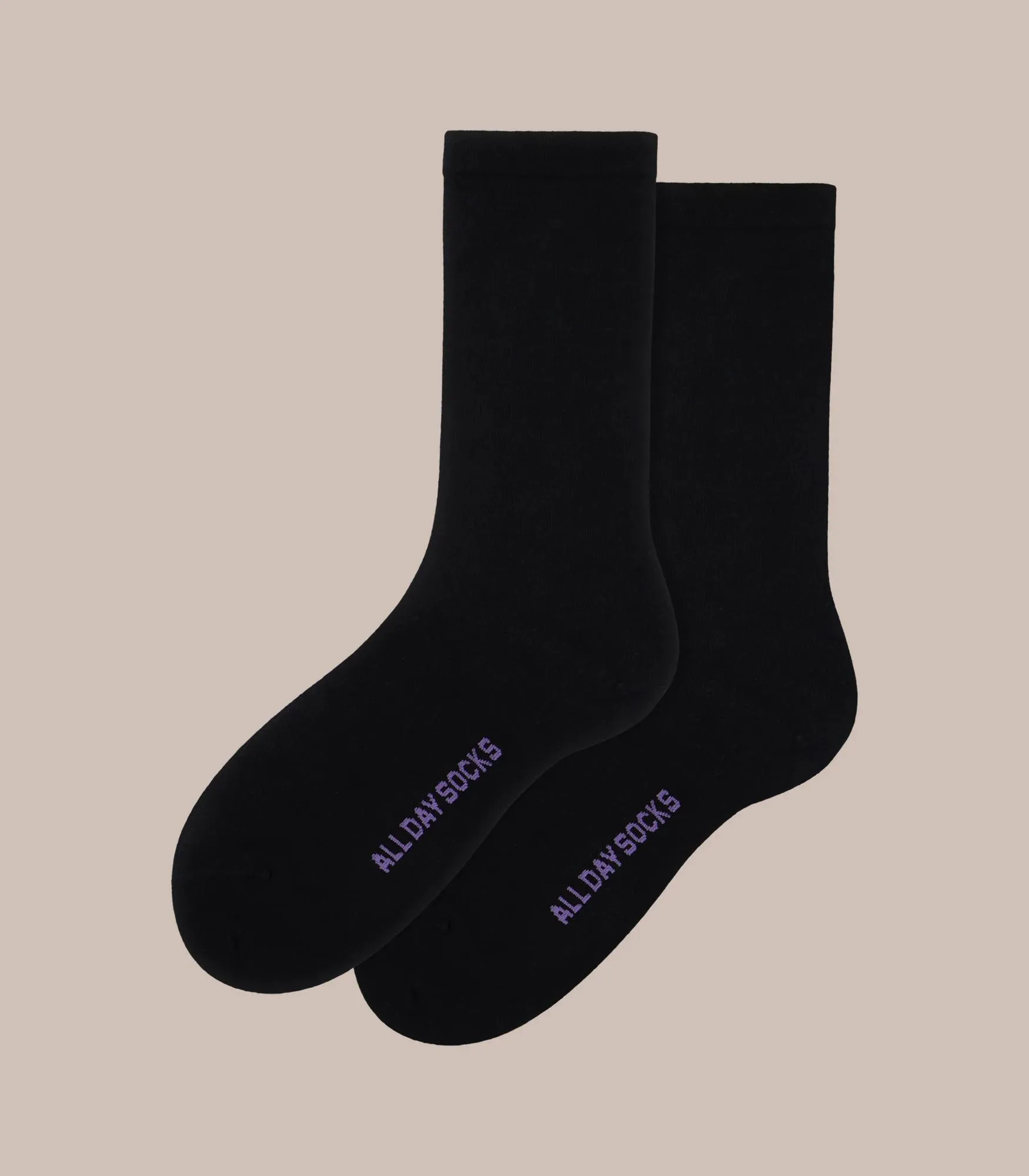 popular  2 Pack Lightweight Plain Crew Socks - Underworks 