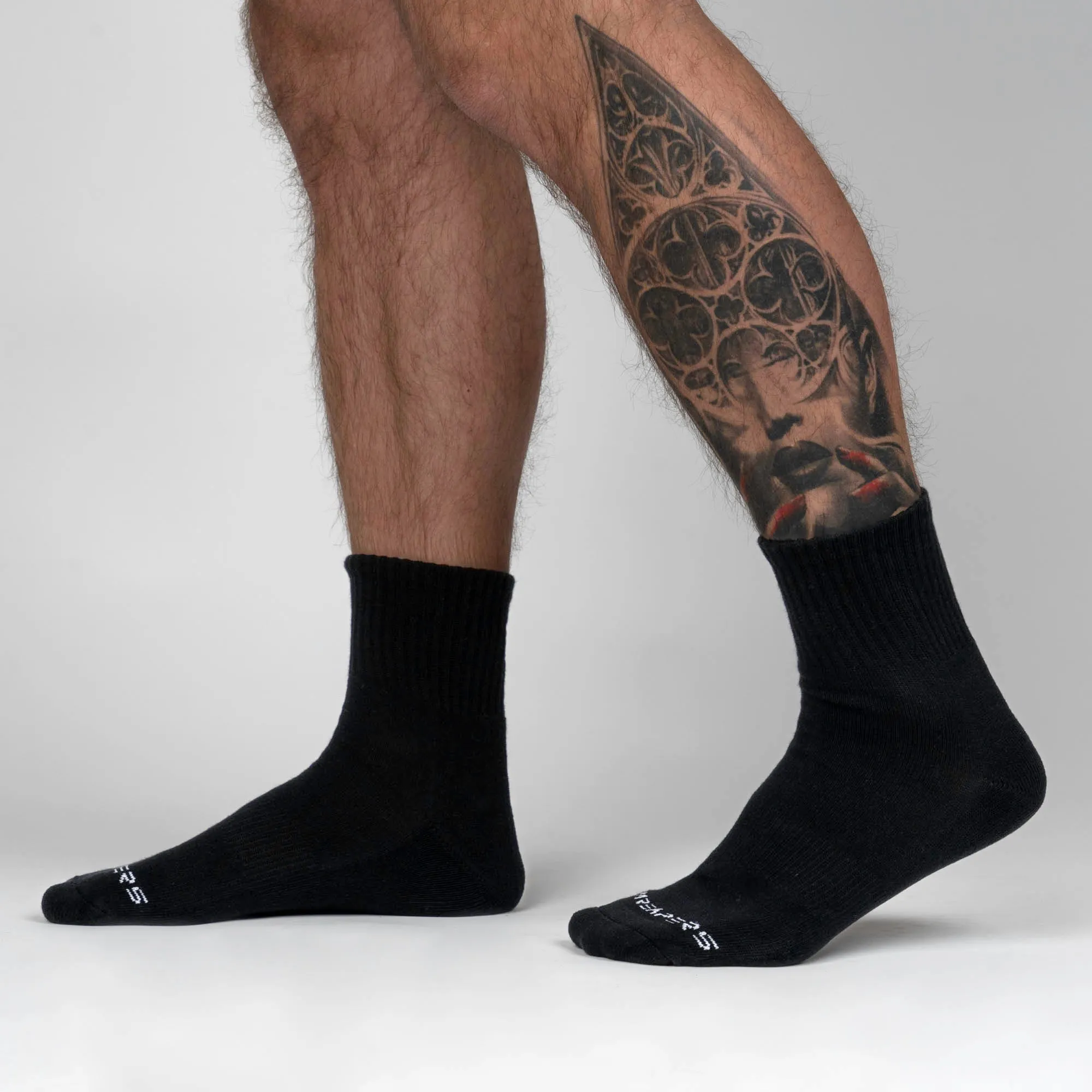 Quarter Socks - Black