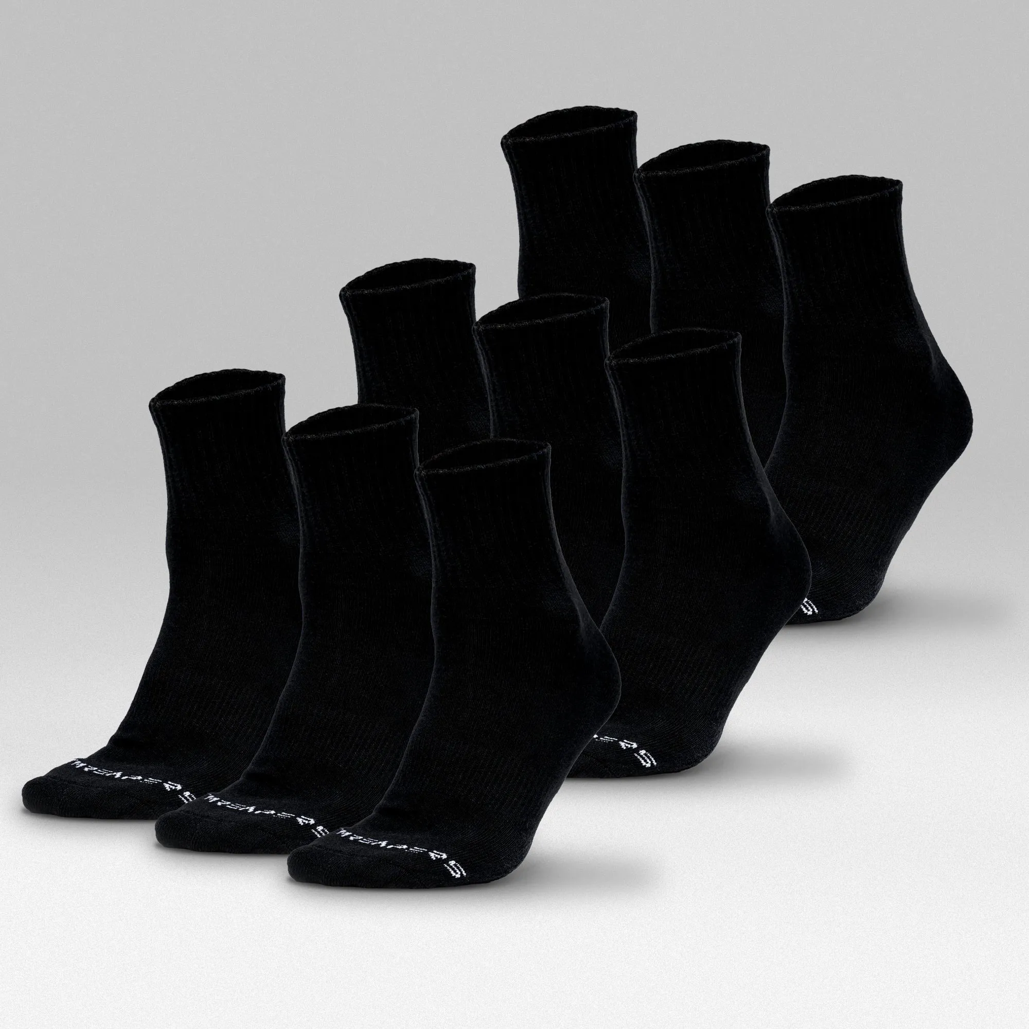 Quarter Socks - Black