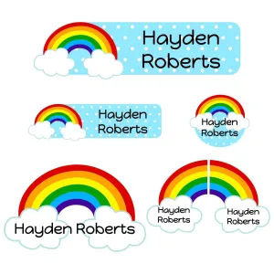 Rainbow Kindergarten Labels Pack