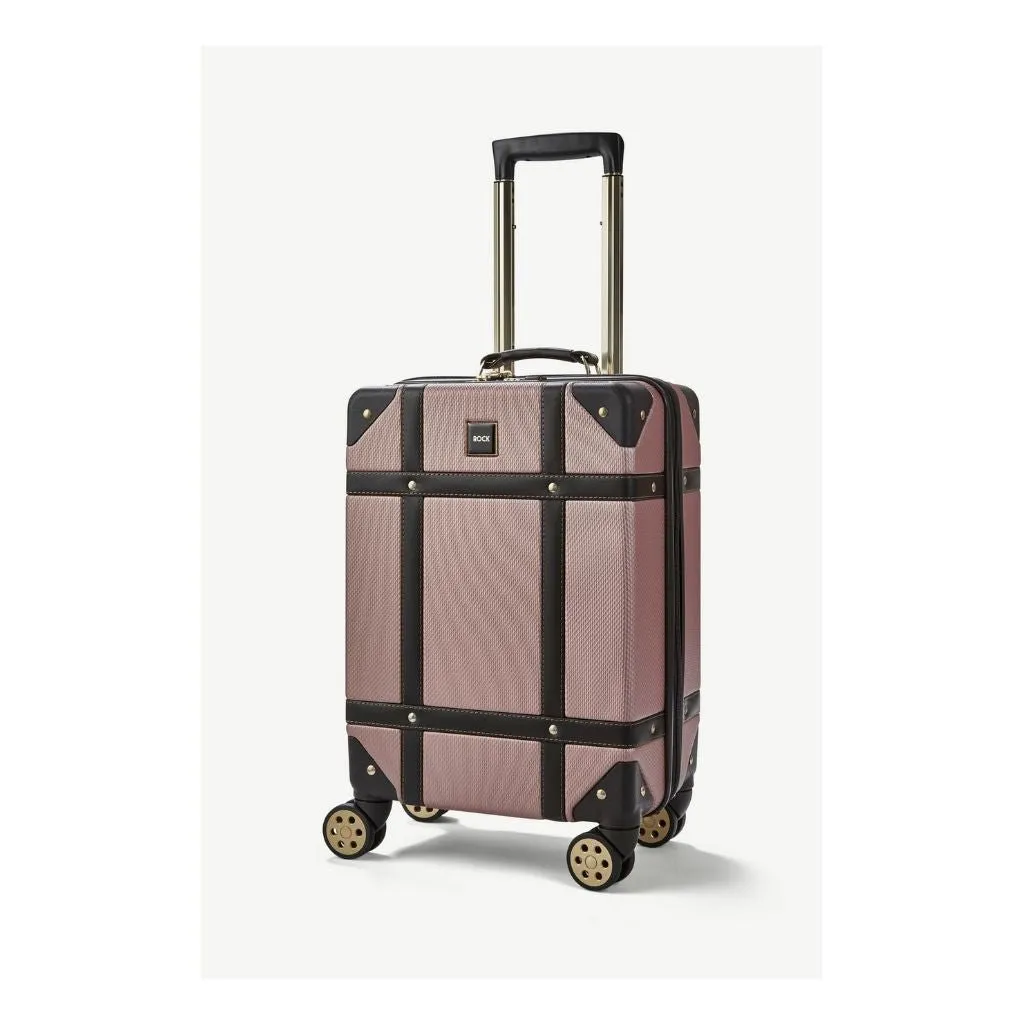 Rock Vintage 3 Piece Hardsided Luggage Set - Pink