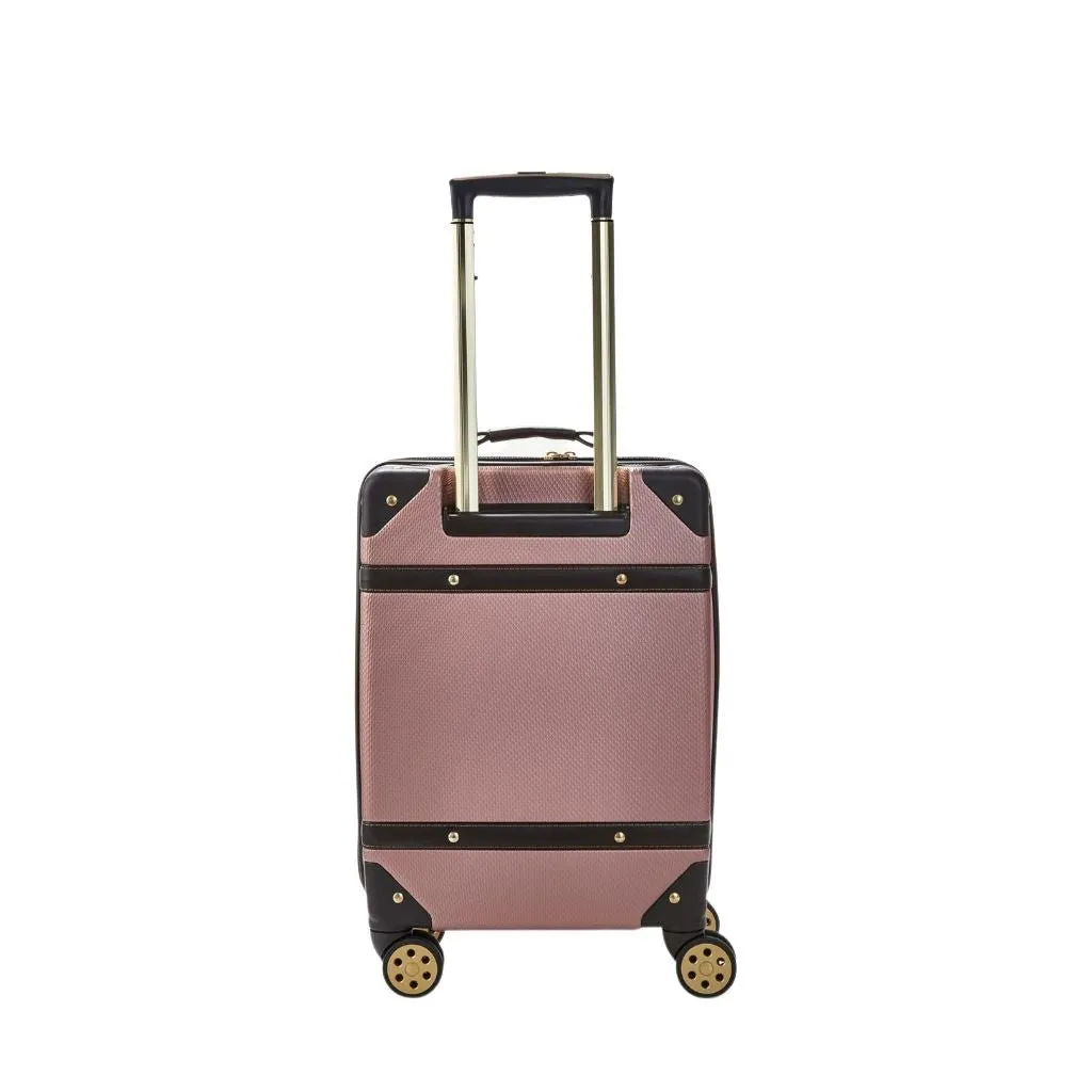 Rock Vintage 54cm Carry On Hardsided Luggage - Pink