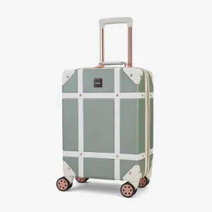 Rock Vintage 54cm Carry On Hardsided Luggage - Sage Green