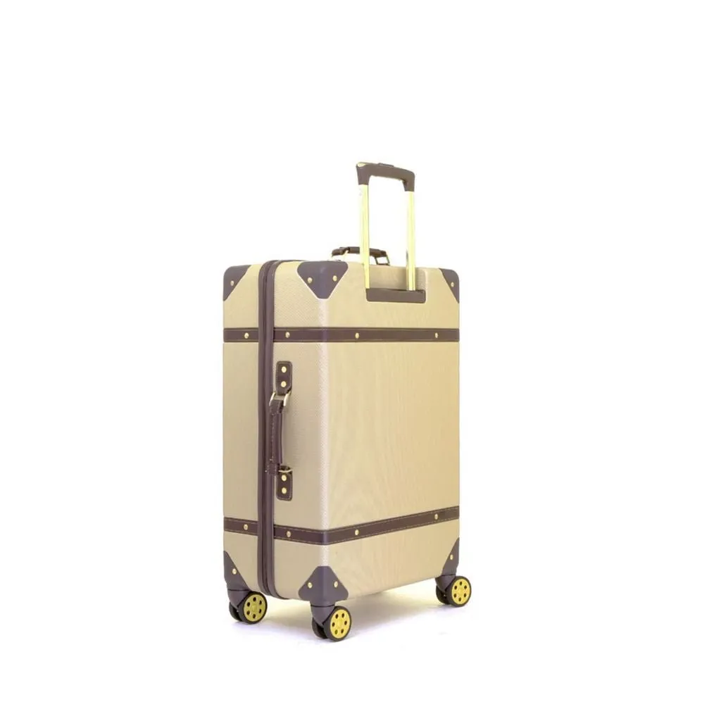 Rock Vintage 67cm Medium Hardsided Luggage - Gold