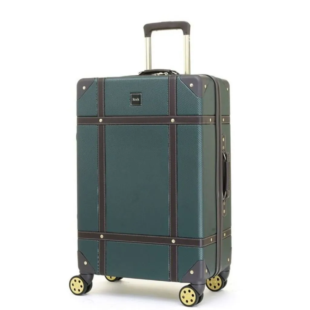 Rock Vintage 67cm Medium Hardsided Luggage - Green