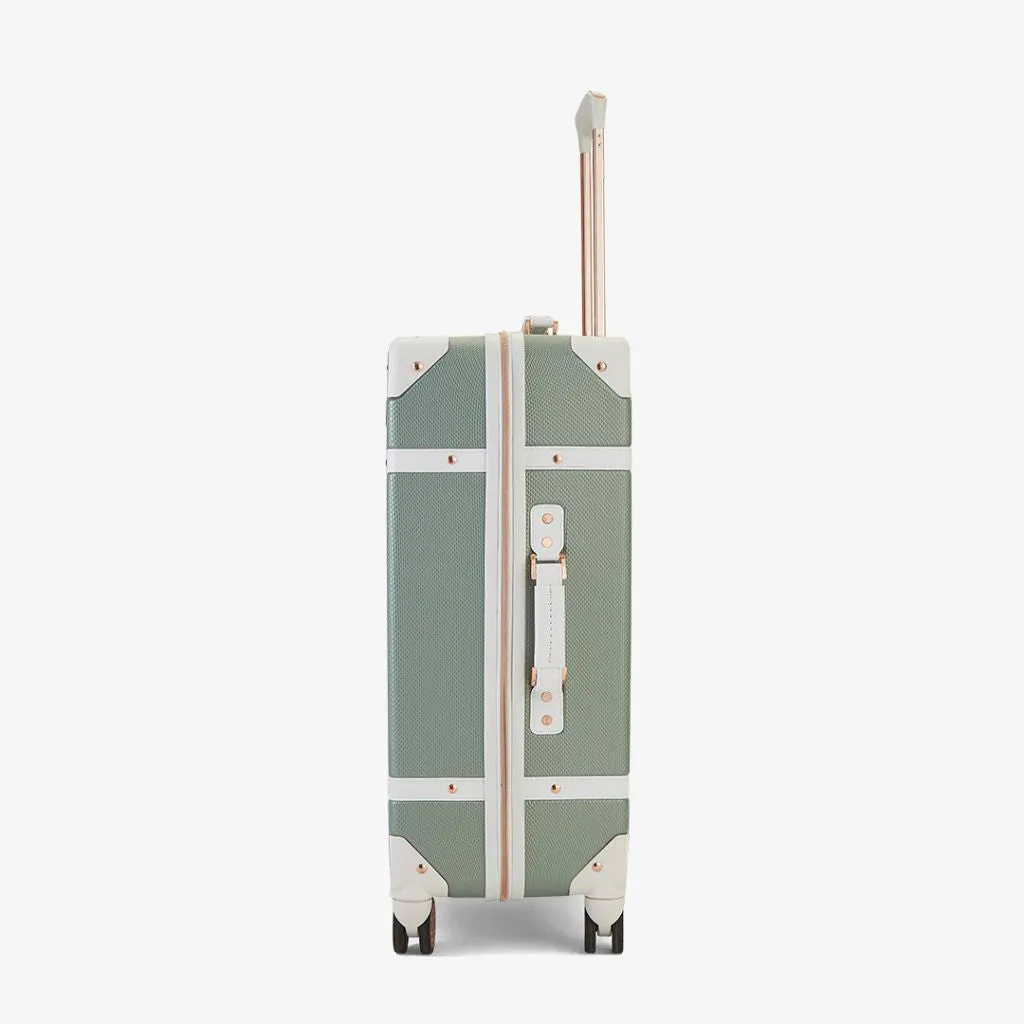 Rock Vintage 67cm Medium Hardsided Luggage - Sage Green