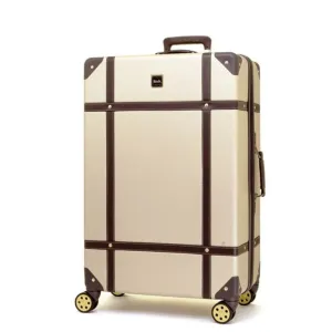 Rock Vintage 78cm Large Hardsided Luggage - Gold