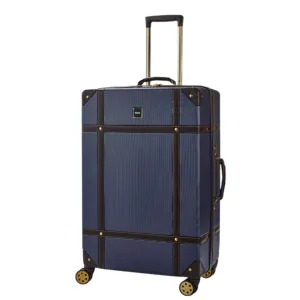 Rock Vintage 78cm Large Hardsided Luggage - Navy