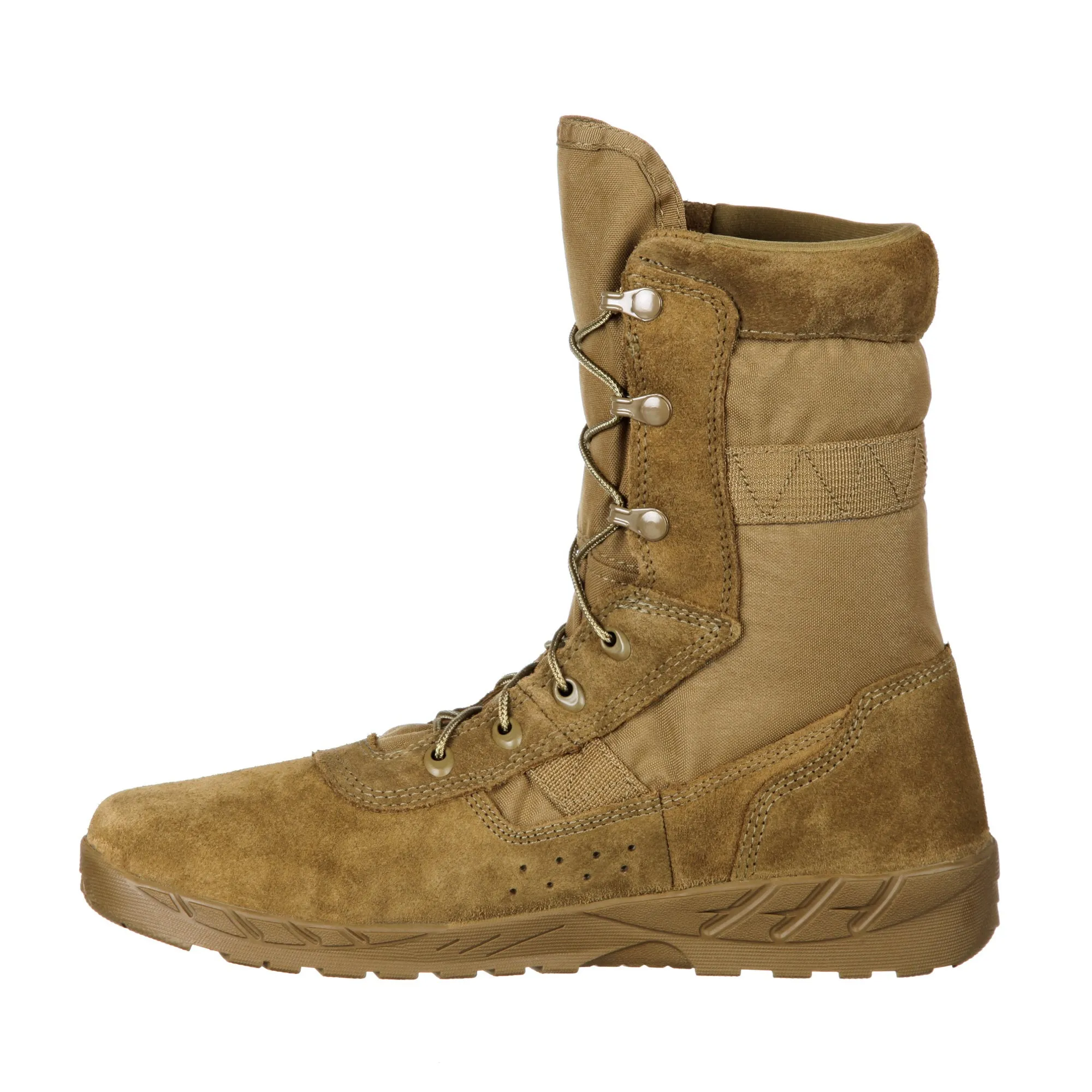 Rocky Mens Coyote Brown Leather C7 CXT Lightweight Military Boots