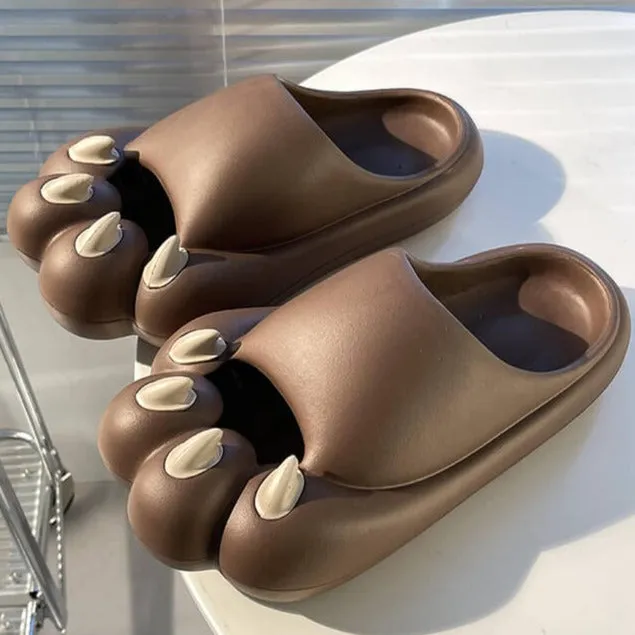 Rubber Cat Paws Aesthetic Slippers Sandals