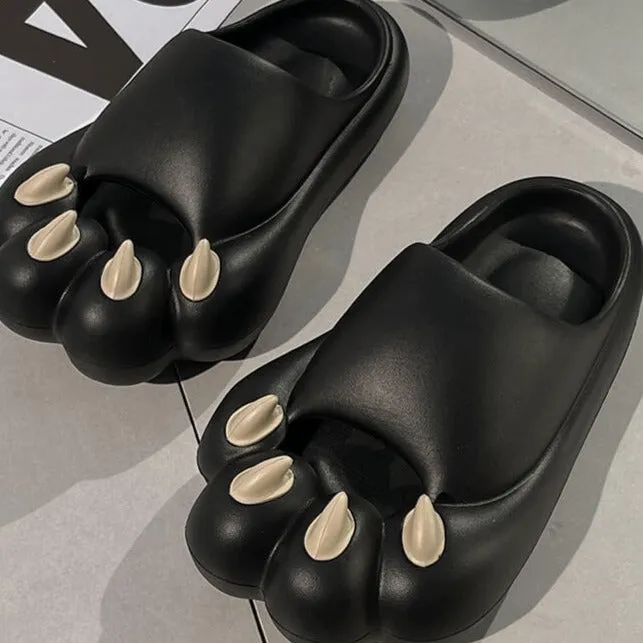 Rubber Cat Paws Aesthetic Slippers Sandals