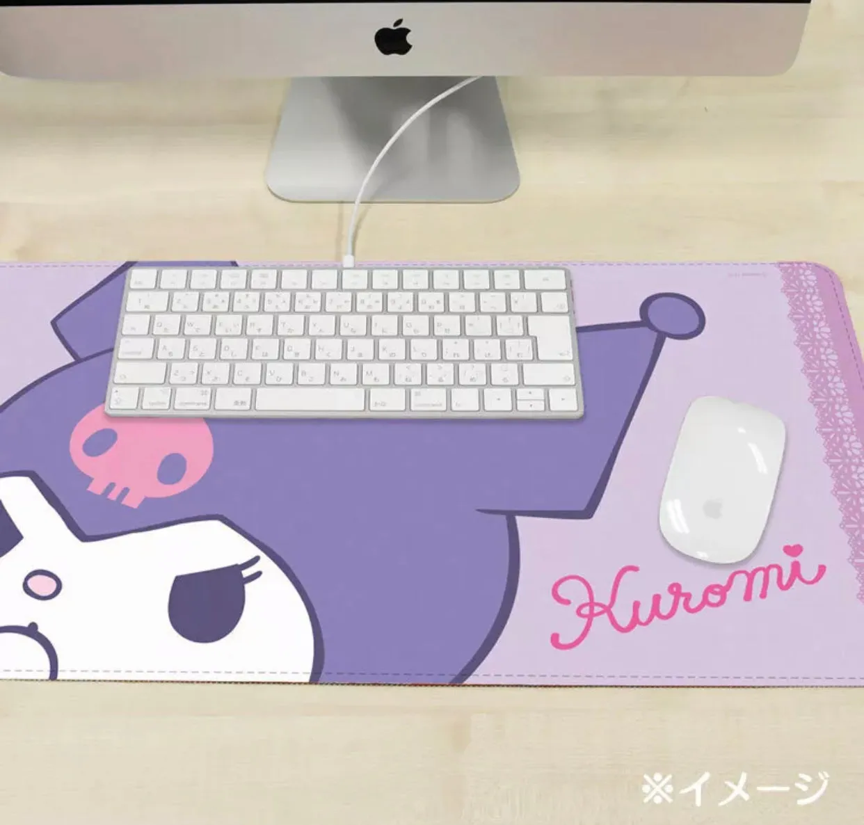 Sanrio Character Lightweight Desk Mat, Hello Kitty, Kuromi, Little Twin Stars