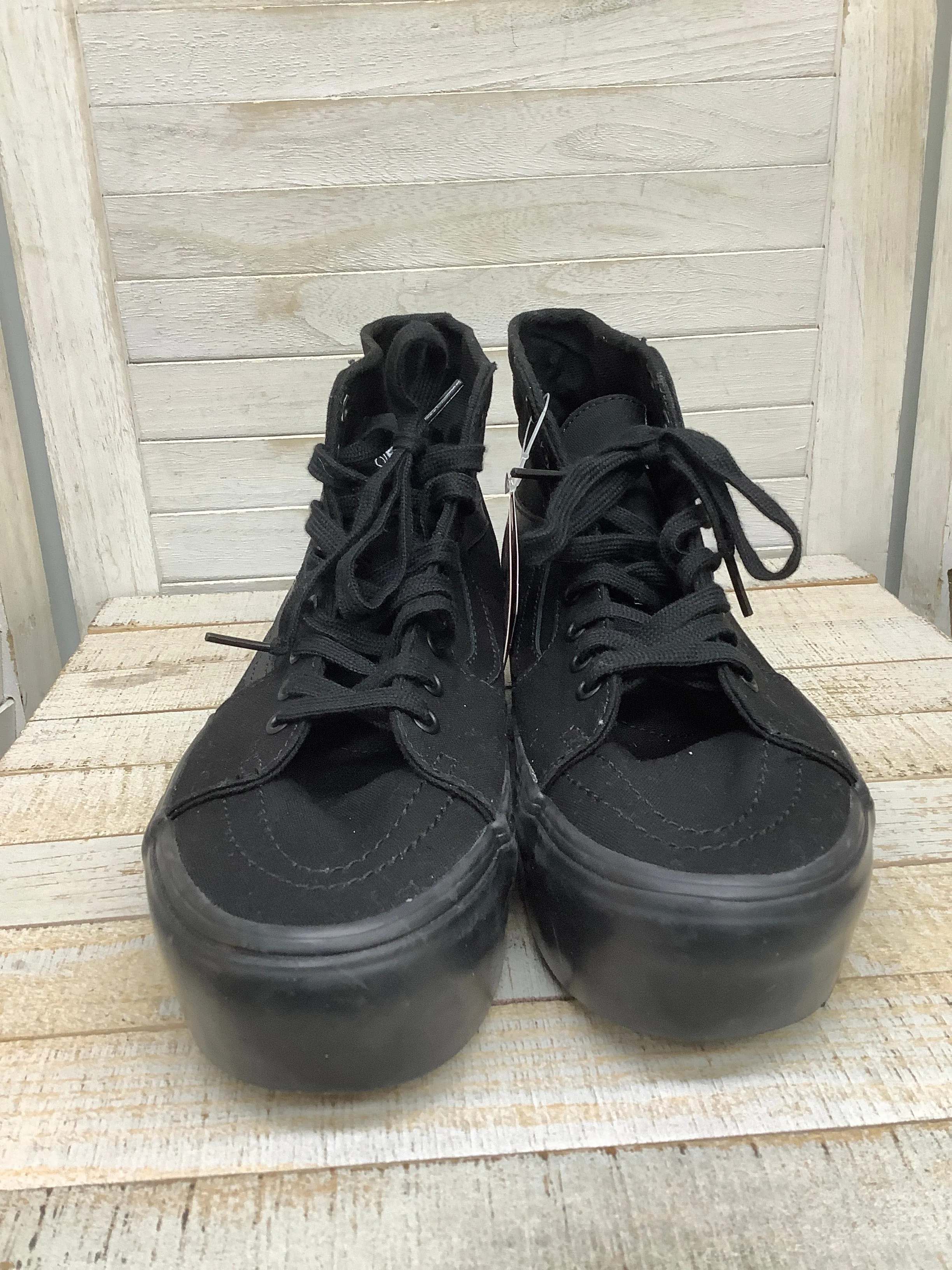 Shoes Sneakers Platform By Vans In Black, Size: 10.5