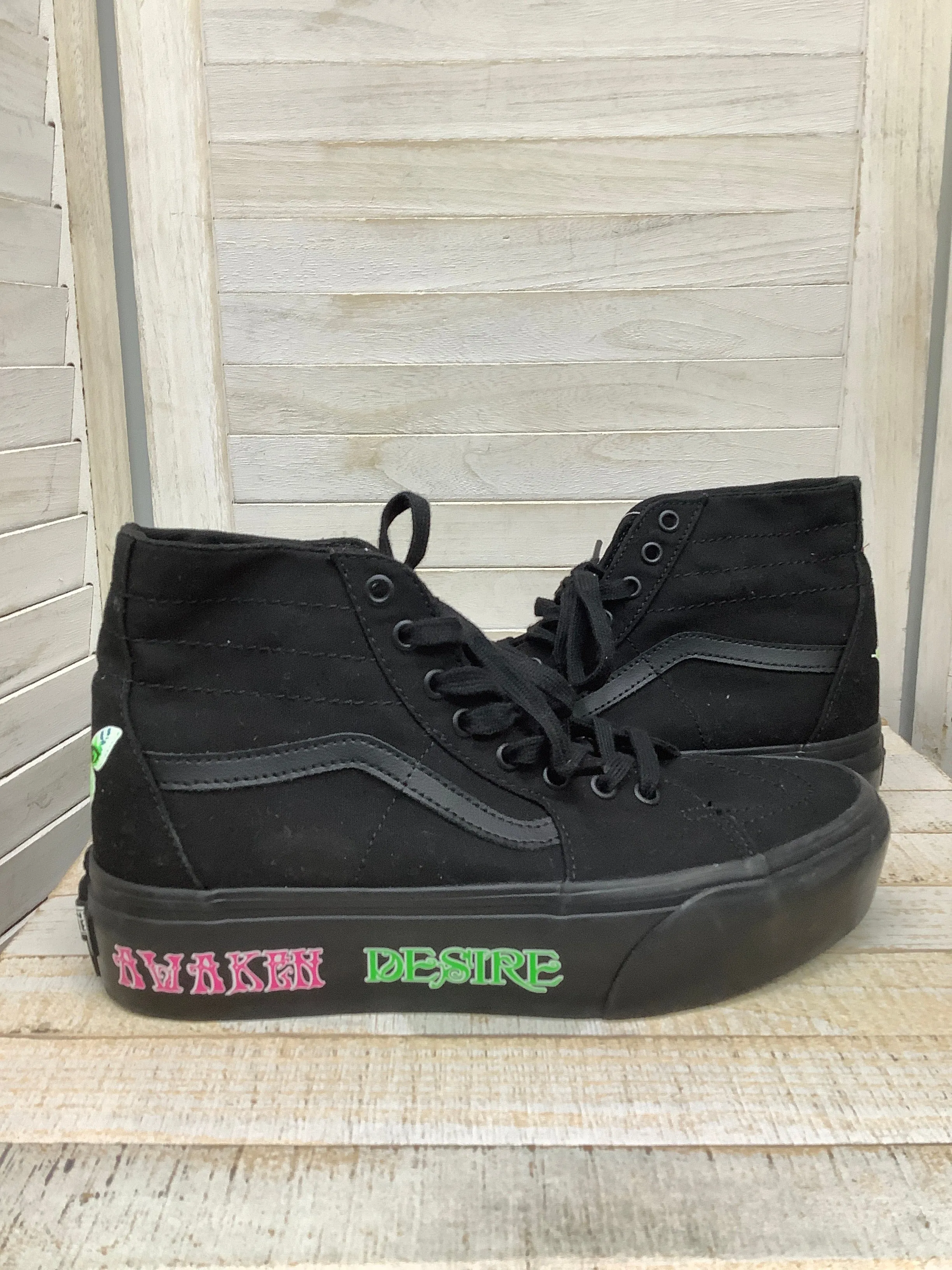 Shoes Sneakers Platform By Vans In Black, Size: 10.5