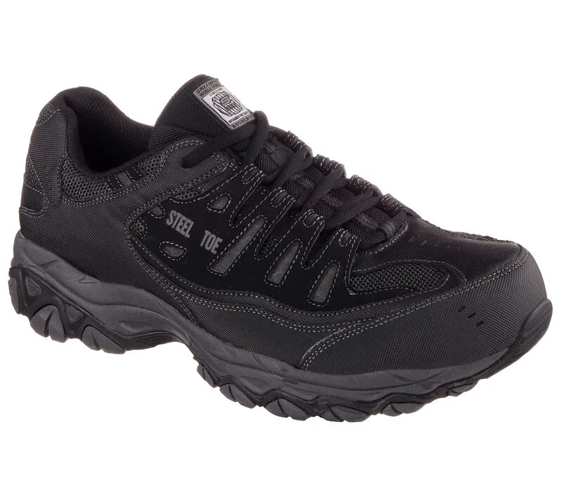 'Skechers' Cankton Athletic Steel Toe - Black