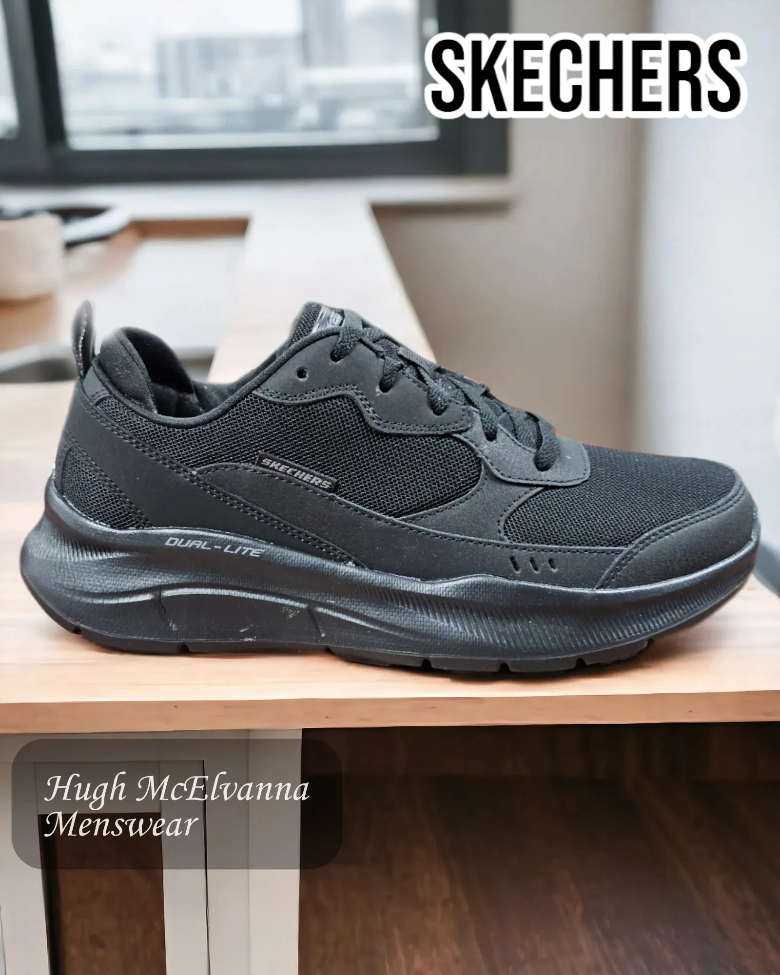 Skechers EQUALIZER 5.0 Black Trainers