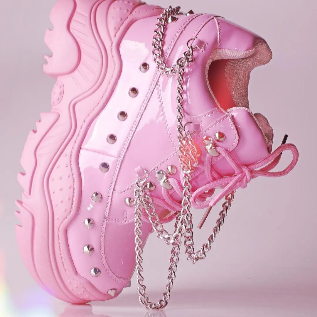 Space Candy [Pink] | PLATFORM SNEAKERS**