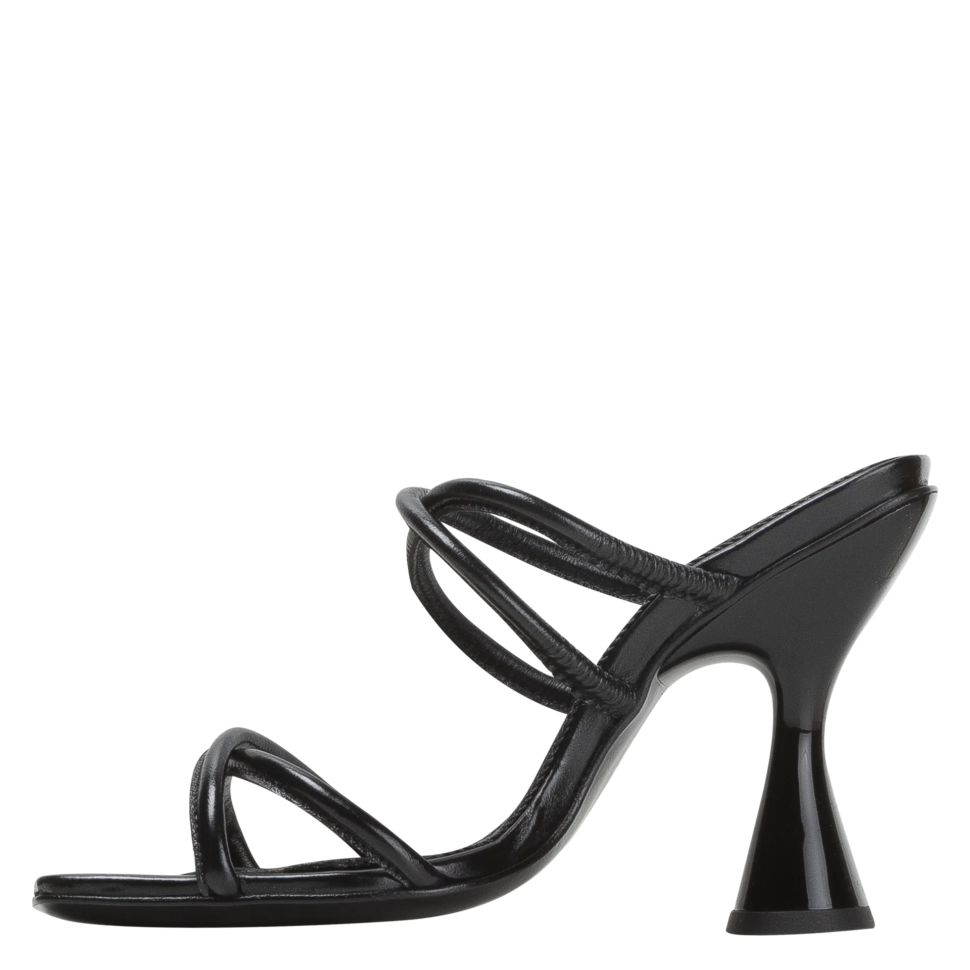 Stainless Sandal — Black Vitelas