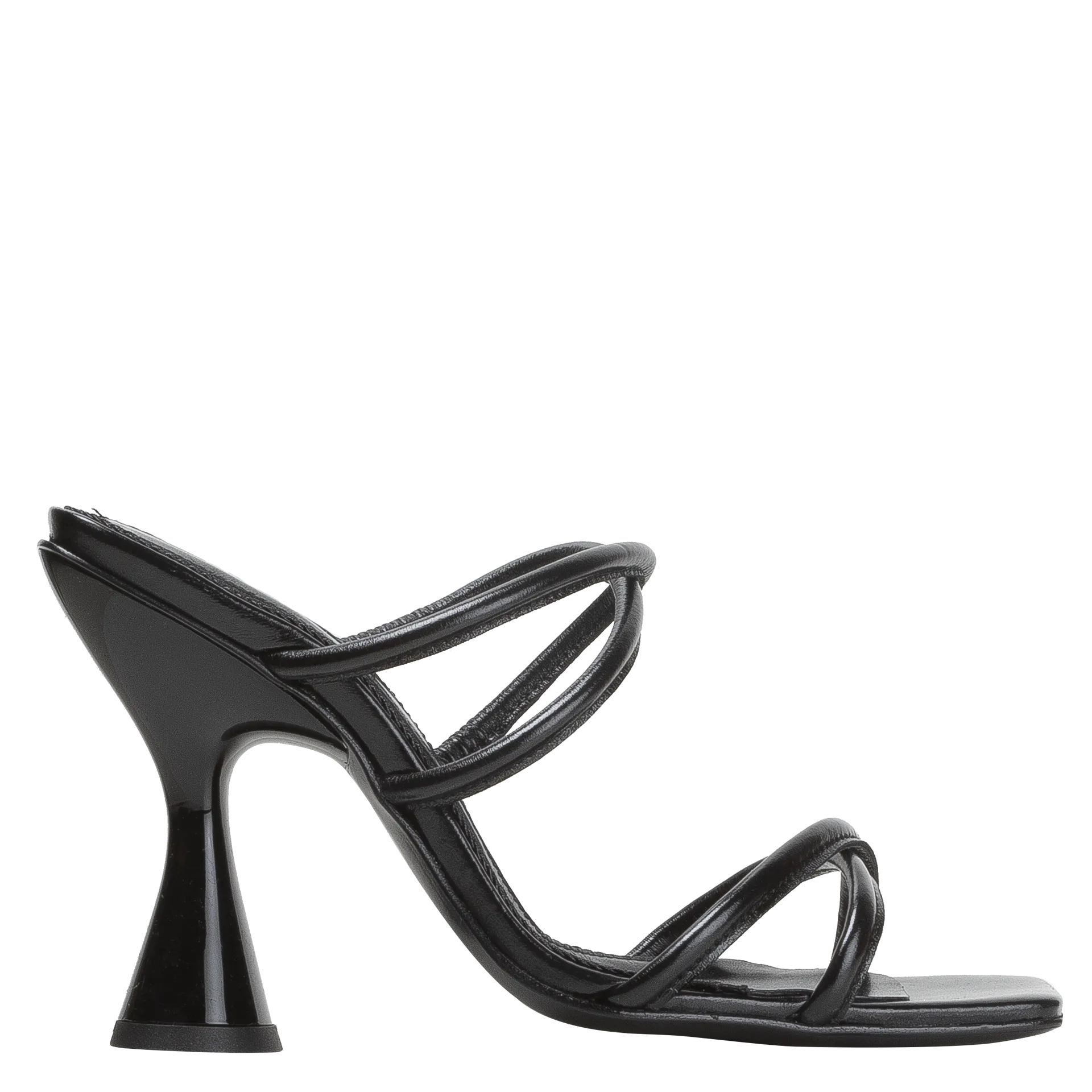 Stainless Sandal — Black Vitelas