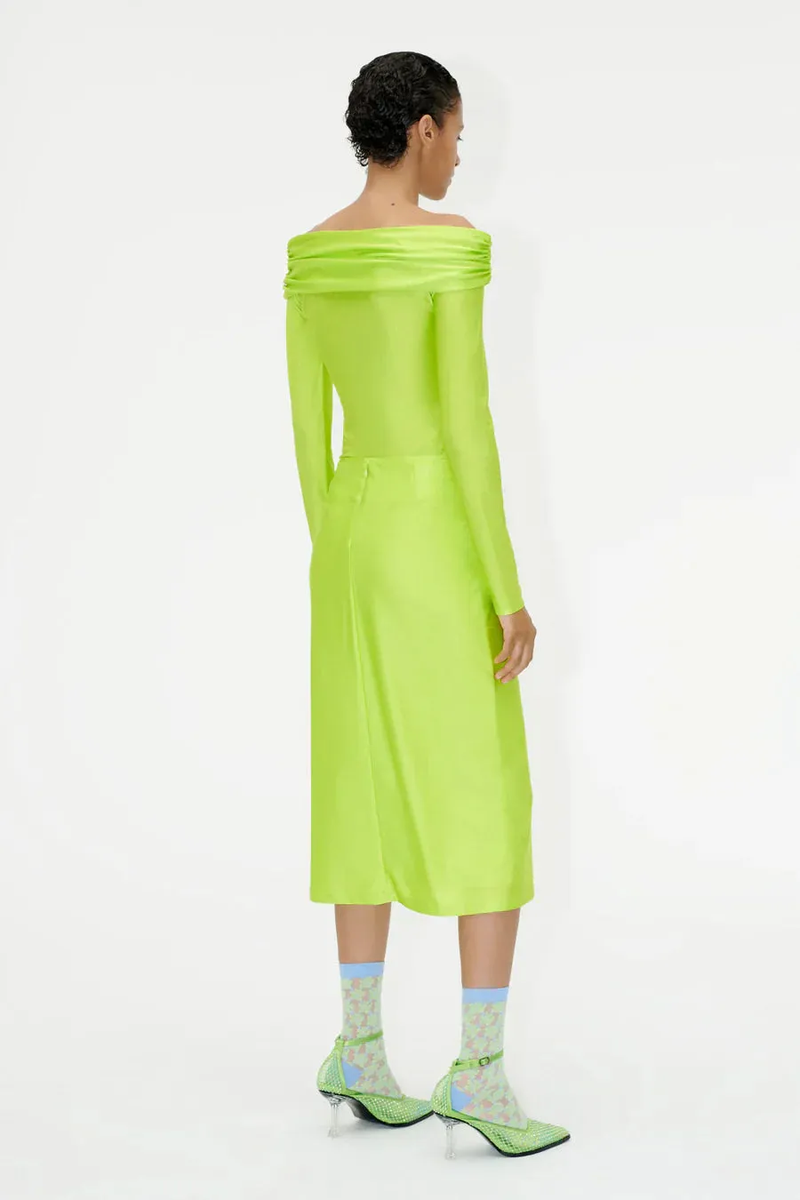 Stine Goya Sif Skirt Acid Lime