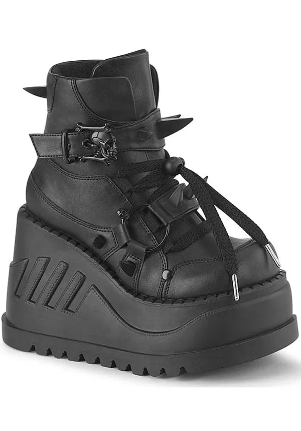 STOMP-60 [Black] | PLATFORM BOOTS [PREORDER]