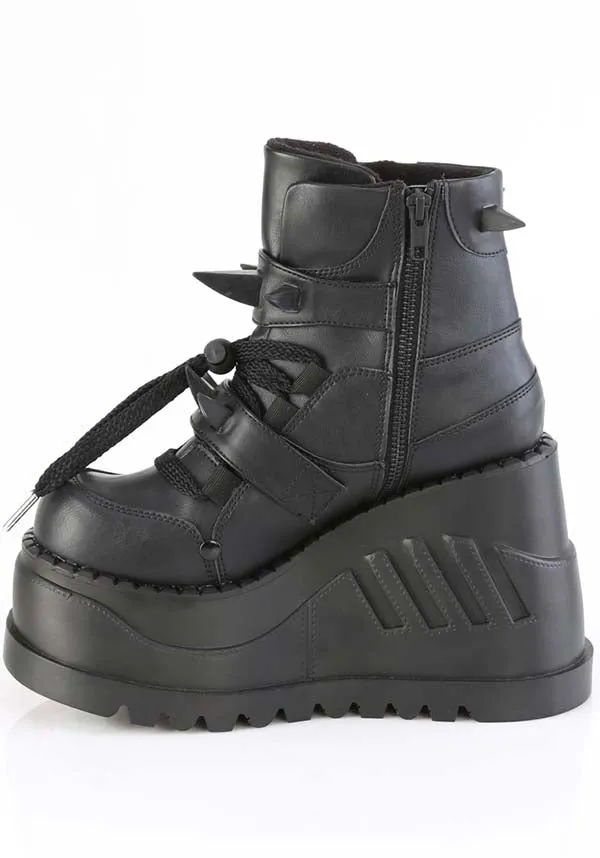 STOMP-60 [Black] | PLATFORM BOOTS [PREORDER]