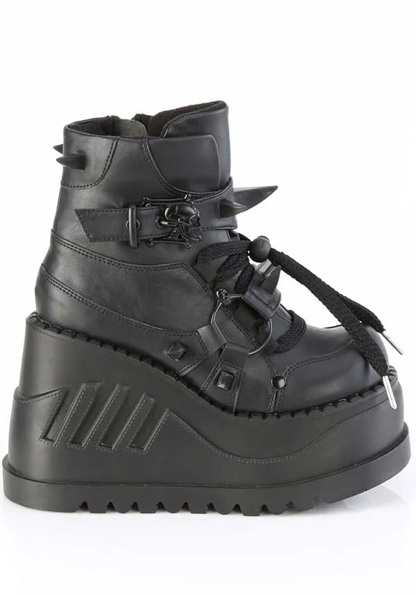 STOMP-60 [Black] | PLATFORM BOOTS [PREORDER]