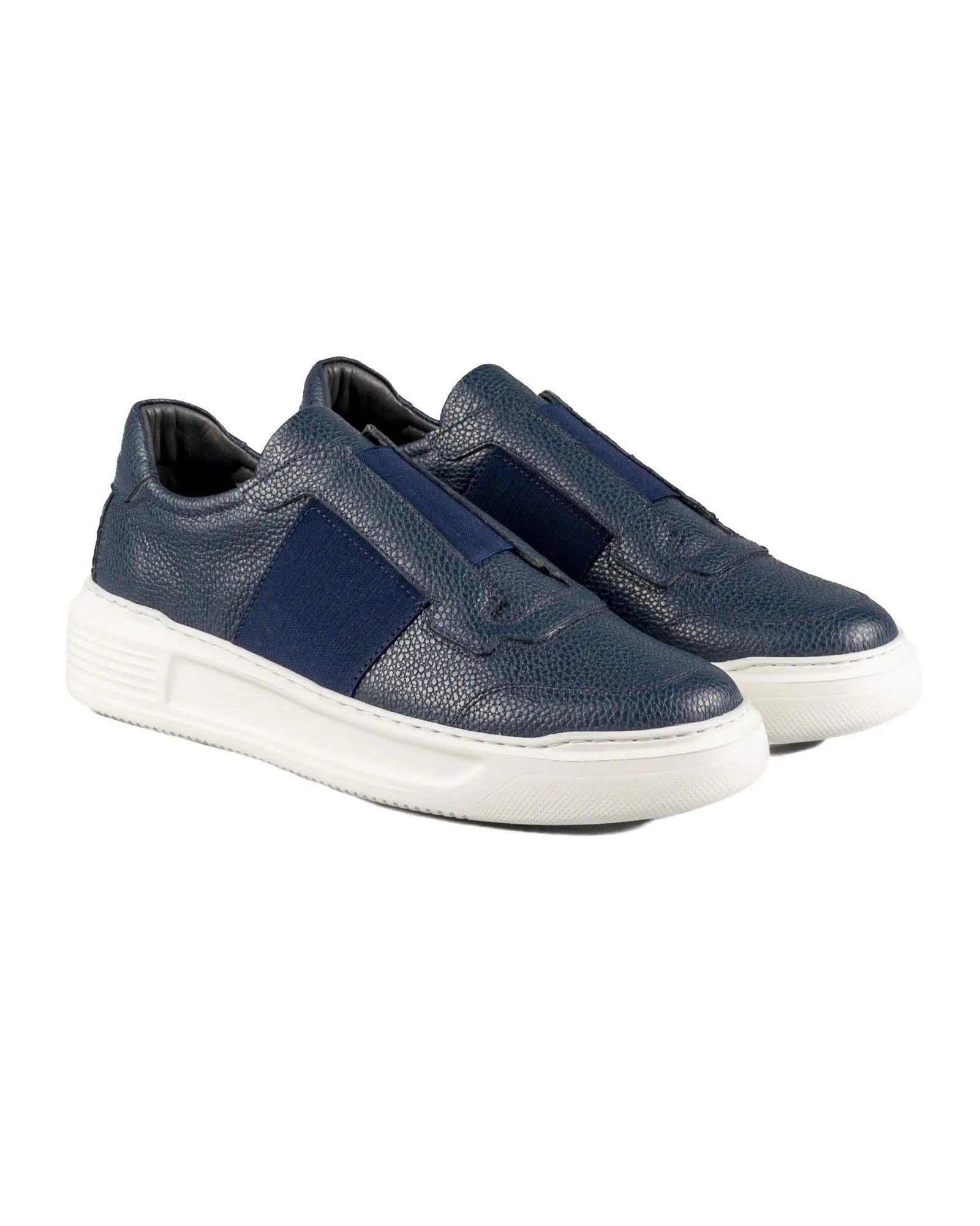 T-Versys Navy Genuine Leather Men's Sport (Sneaker) Shoes