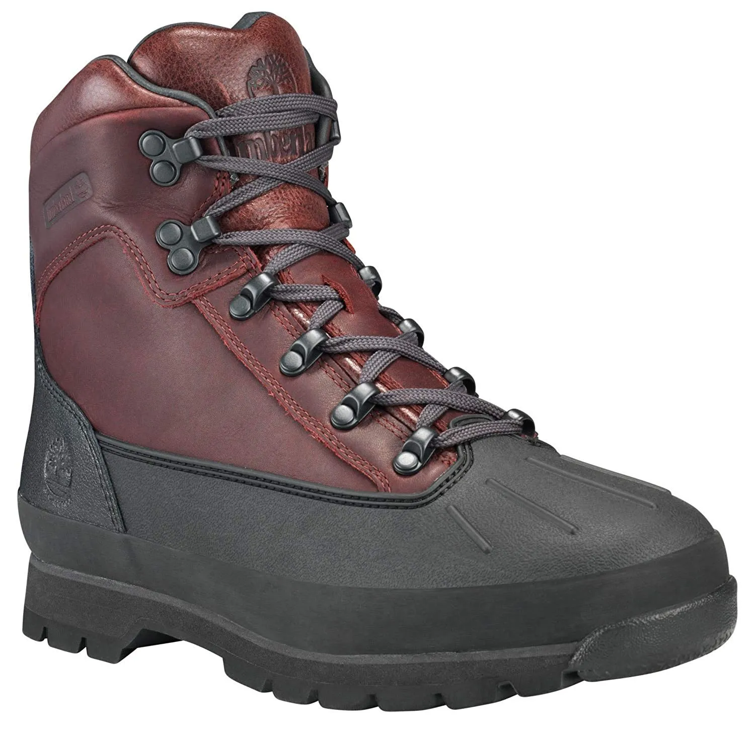 Timberland Mens Euro Hiker Shell Toe WP Boot - Dark Port