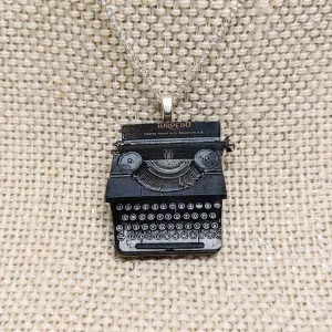 Typewriter Pendant Necklace