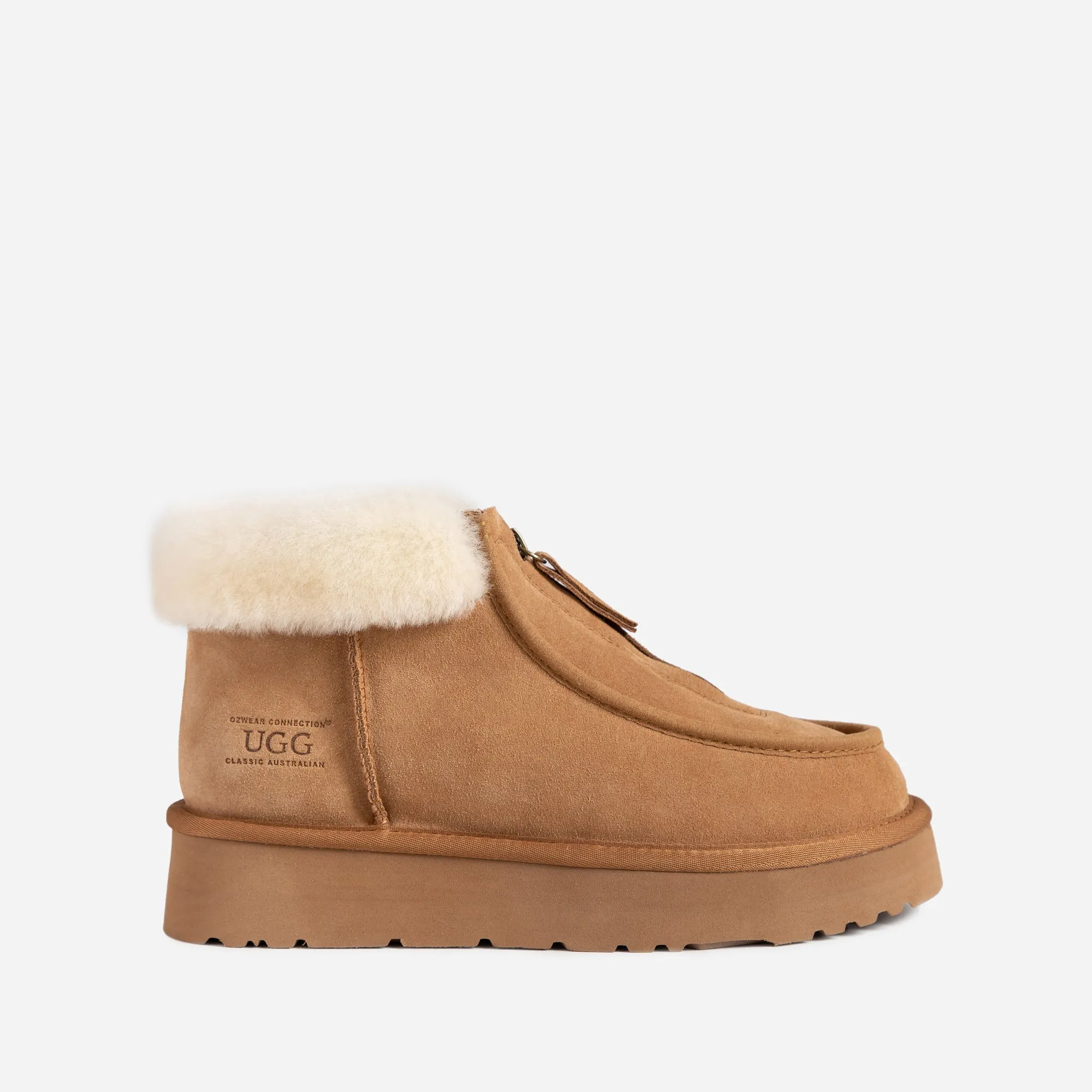 Ugg Della Platform Zip Boots