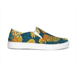 Uniquely You Womens Sneakers / Slip On Sports Shoes - Blue and Beige - S768585 by inQue.Style