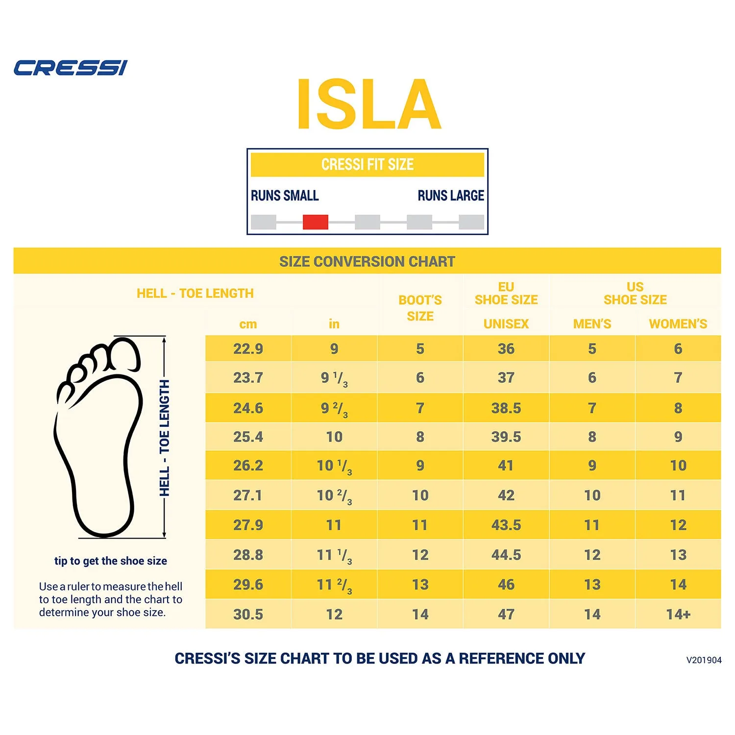 Used Cressi 5mm ISLA With Soles Boots-14