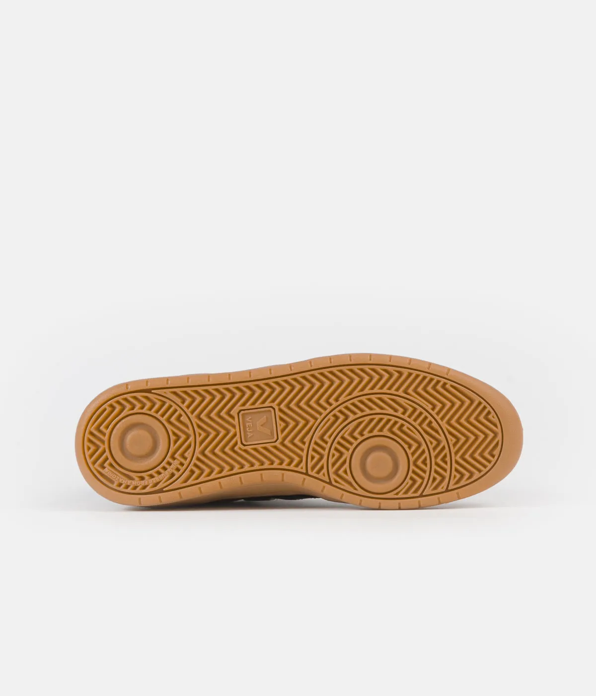 Veja V-10 Suede Shoes - Brown / Black / Gum Sole