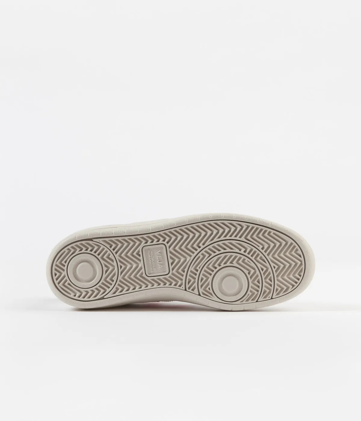 Veja Womens V-10 Leather Shoes - Extra White / Pekin / Emeraude