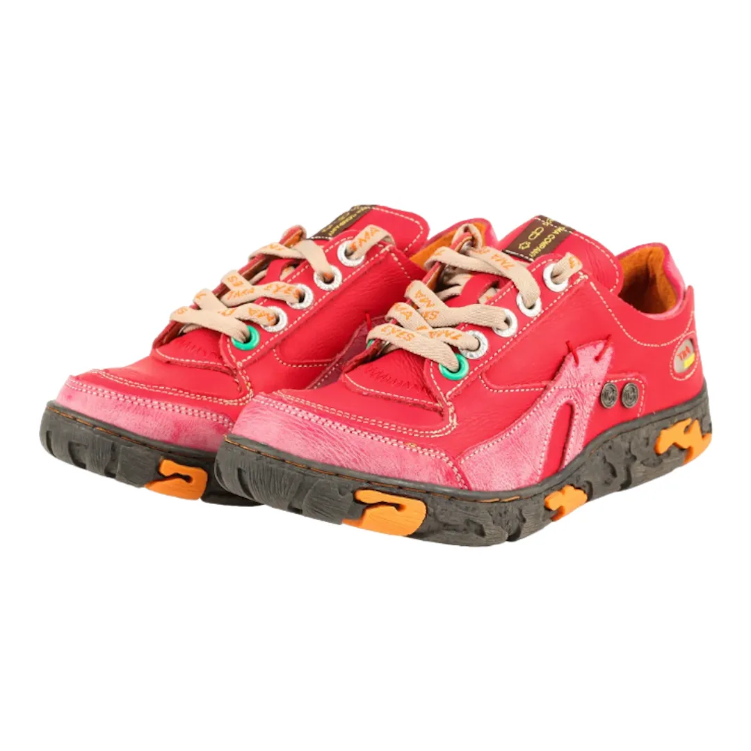 Vibrant Vanguards: Women's Multicolor Patchwork Sneakers