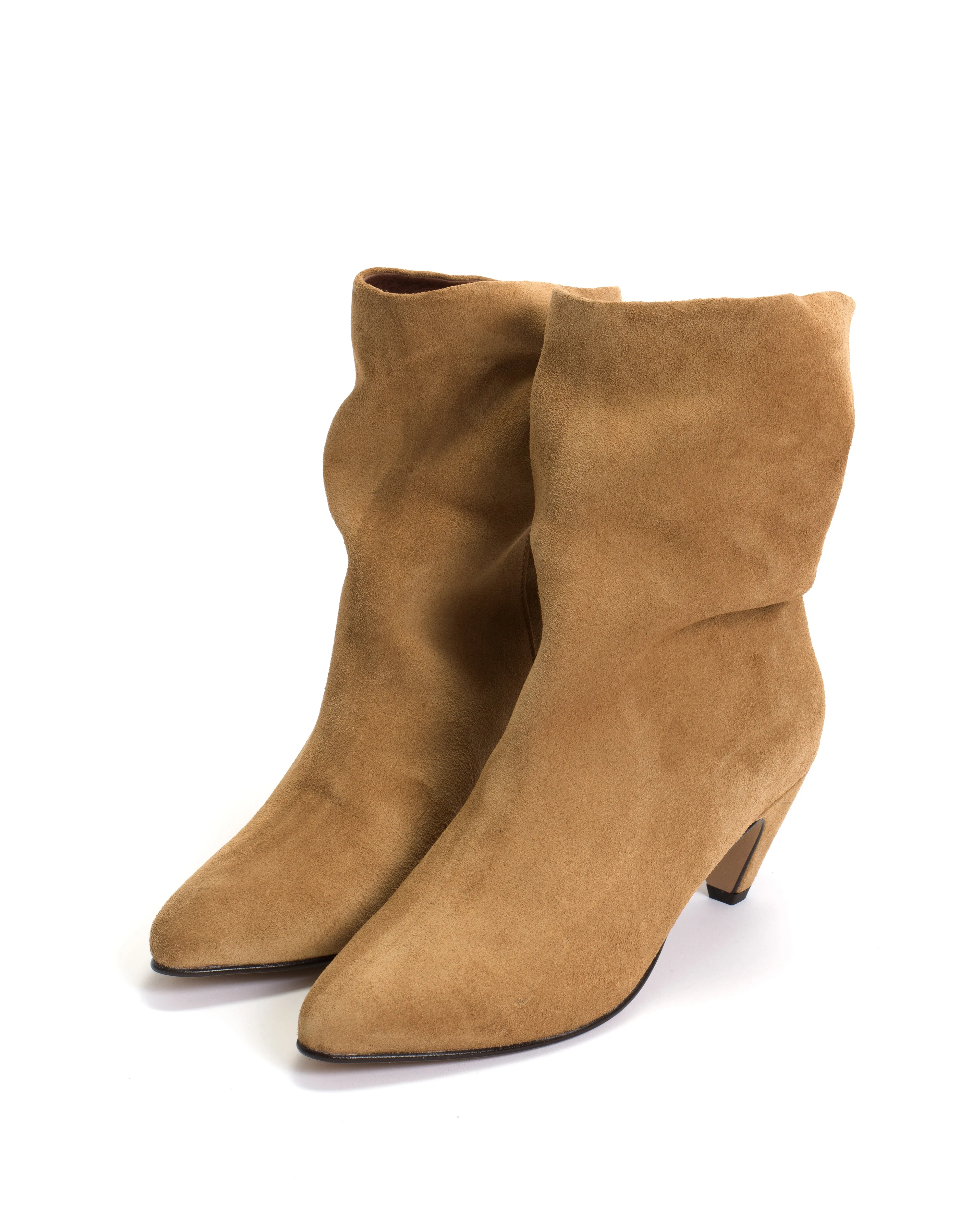 Vully 50 stiletto calf suede cinnamon