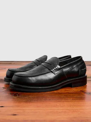 Western Loafer in Black Floral