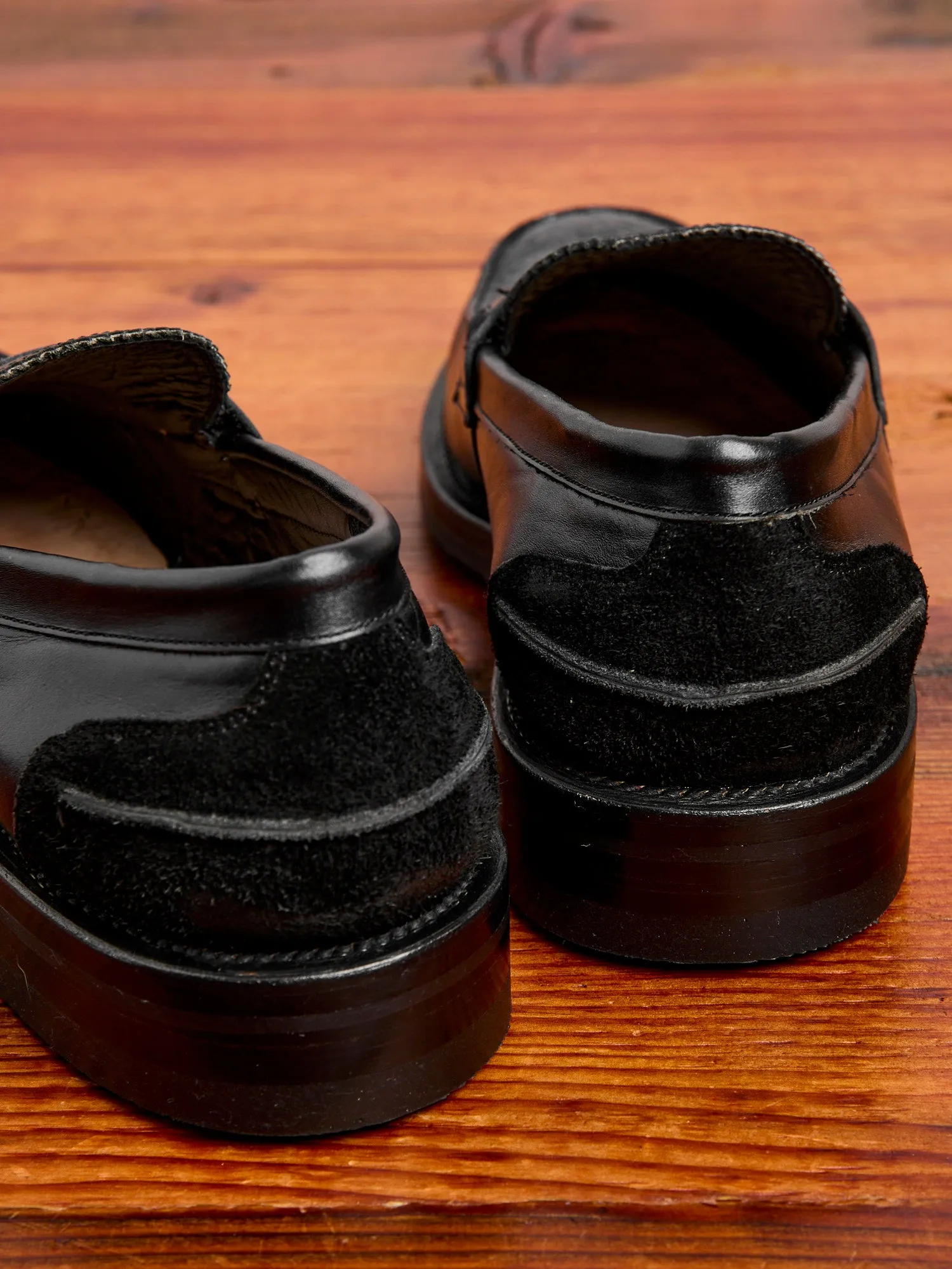 Western Loafer in Black Floral