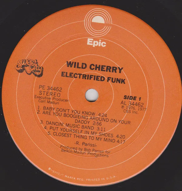 Wild Cherry - Electrified Funk (LP, Album, San) (VG )