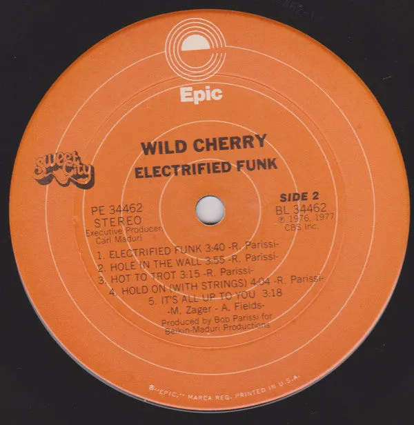 Wild Cherry - Electrified Funk (LP, Album, San) (VG )