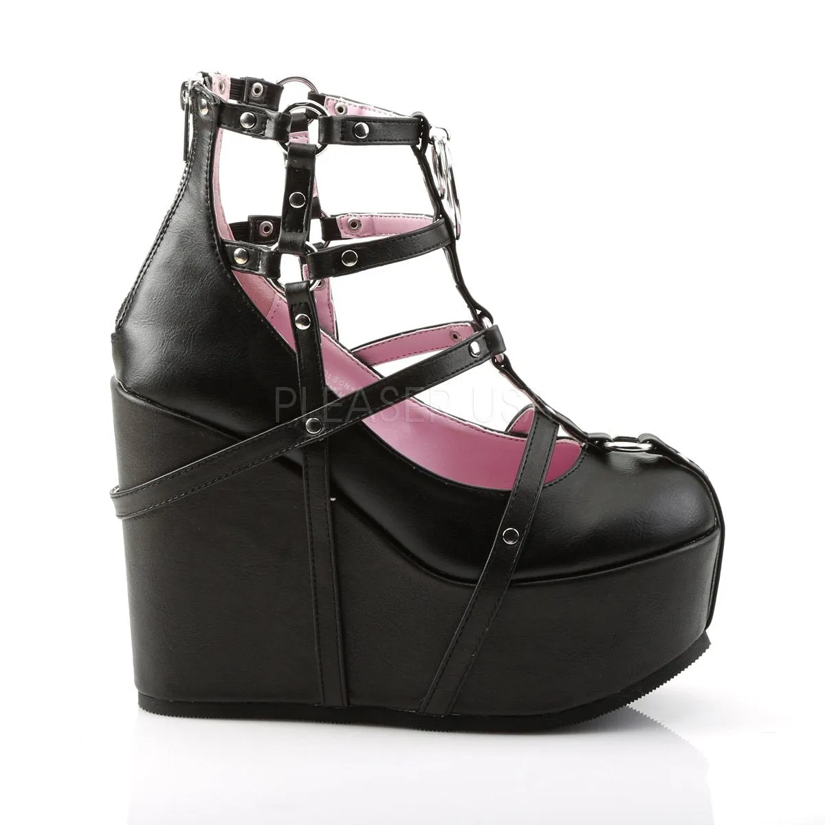 Witch's Cage Wedge Boots Poison-25-1