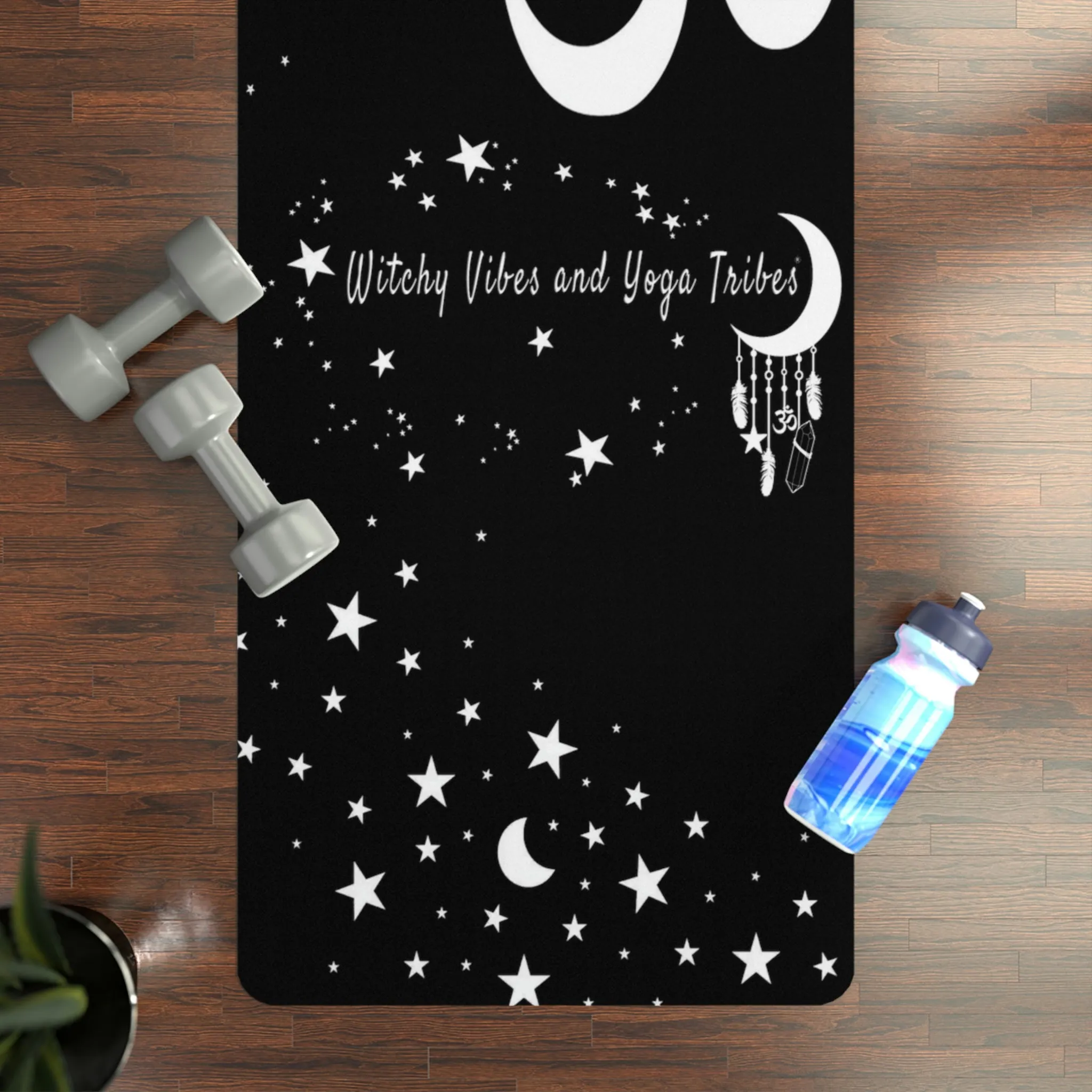 Witchy Vibes and Yoga Tribes Rubber Yoga Mat