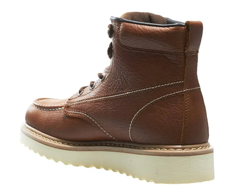 WOLVERINE MOC-TOE 6" WORK BOOT -W08288- Plain Toe